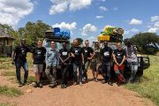 Tým Josefa Bryji v Ugandě v Kidepo Valley v roce 2021