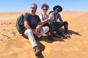 Fotografie z africké Namibie, kterou vědci navštívili v roce 2023.