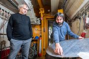 The lab team walks us through how electrons move in circular paths inside the accelerator.