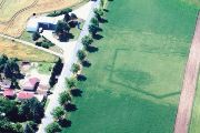 From the air, passengers caught sight of several long-vanished field fortifications that were once part of a defensive line built in the summer of 1813 against the threat of an invasion by Napoleon’s army.